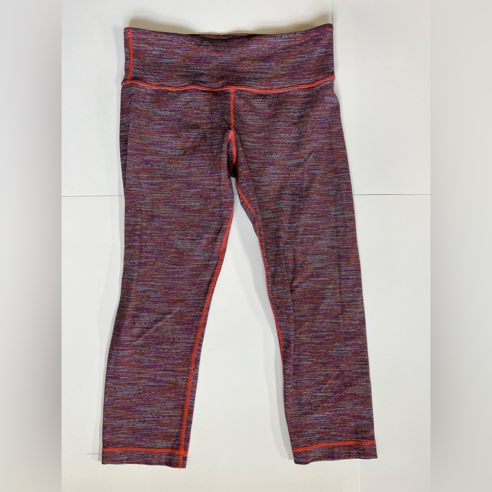 Lululemon Wunder Under Space Dye Crop Women’s Leggings Size 6